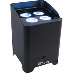 44068 Showtec Set EventLITE 4/10 Q6 Valigetta di trasporto incl. 6 EventLITE 4/10 Q6 telecomando spot a batteria KaotikaStore
