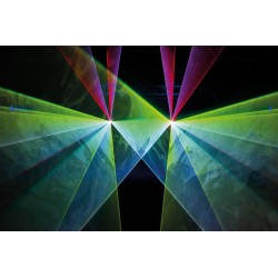 51365 Showtec Solaris 11.0 Laser RGB Laser a colori 11.000 mW controllo Pangolin FB4 ILDA Art-Net luci spettacoli KaotikaStore