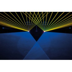 51365 Showtec Solaris 11.0 Laser RGB Laser a colori 11.000 mW controllo Pangolin FB4 ILDA Art-Net luci spettacoli KaotikaStore