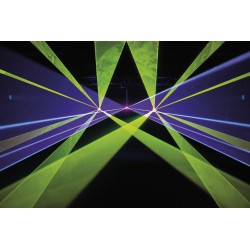 51365 Showtec Solaris 11.0 Laser RGB Laser a colori 11.000 mW controllo Pangolin FB4 ILDA Art-Net luci spettacoli KaotikaStore