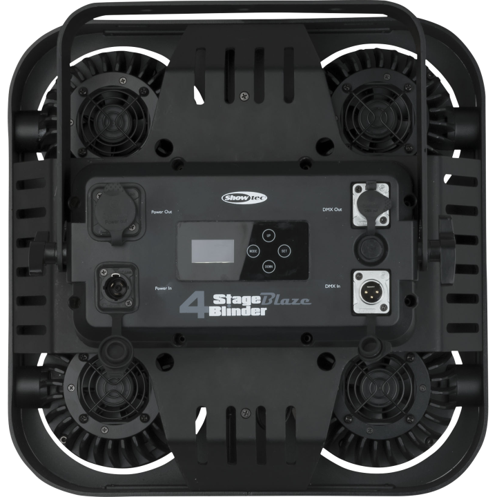 30781 Showtec Stage Blinder 4 Blaze Classificazione IP65 accecatore led faro per utilizzi all'aperto palco service audio luci