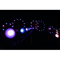 30787 Showtec Stage Blinder FLEX Blaze Single Pod da 100 W LED con effetto tungsteno RGB Blaze accecatore singolo KaotikaStore
