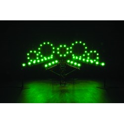 30787 Showtec Stage Blinder FLEX Blaze Single Pod da 100 W LED con effetto tungsteno RGB Blaze accecatore singolo KaotikaStore
