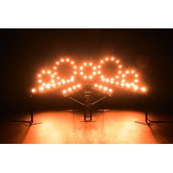 30787 Showtec Stage Blinder FLEX Blaze Single Pod da 100 W LED con effetto tungsteno RGB Blaze accecatore singolo KaotikaStore