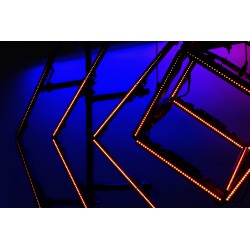 44522 Showtec IP Pixelstrip 40 Barra pixel 40x LED RGB IP65 50 cm adatti utilizzi esterni all'aperto effetti luce KaotikaStore