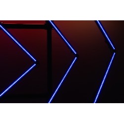 44522 Showtec IP Pixelstrip 40 Barra pixel 40x LED RGB IP65 50 cm adatti utilizzi esterni all'aperto effetti luce KaotikaStore
