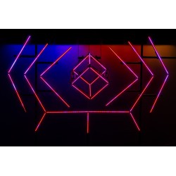 44522 Showtec IP Pixelstrip 40 Barra pixel 40x LED RGB IP65 50 cm adatti utilizzi esterni all'aperto effetti luce KaotikaStore