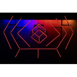 44522 Showtec IP Pixelstrip 40 Barra pixel 40x LED RGB IP65 50 cm adatti utilizzi esterni all'aperto effetti luce KaotikaStore