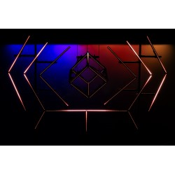 44522 Showtec IP Pixelstrip 40 Barra pixel 40x LED RGB IP65 50 cm adatti utilizzi esterni all'aperto effetti luce KaotikaStore