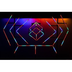 44522 Showtec IP Pixelstrip 40 Barra pixel 40x LED RGB IP65 50 cm adatti utilizzi esterni all'aperto effetti luce KaotikaStore
