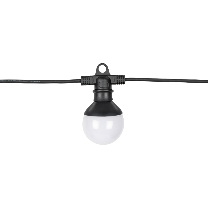 41757 Showtec Festoon Q4 String IP65 20 Pixel 15m RGBW catena luminosa luci controllabili individualmente esterno luci ristorant