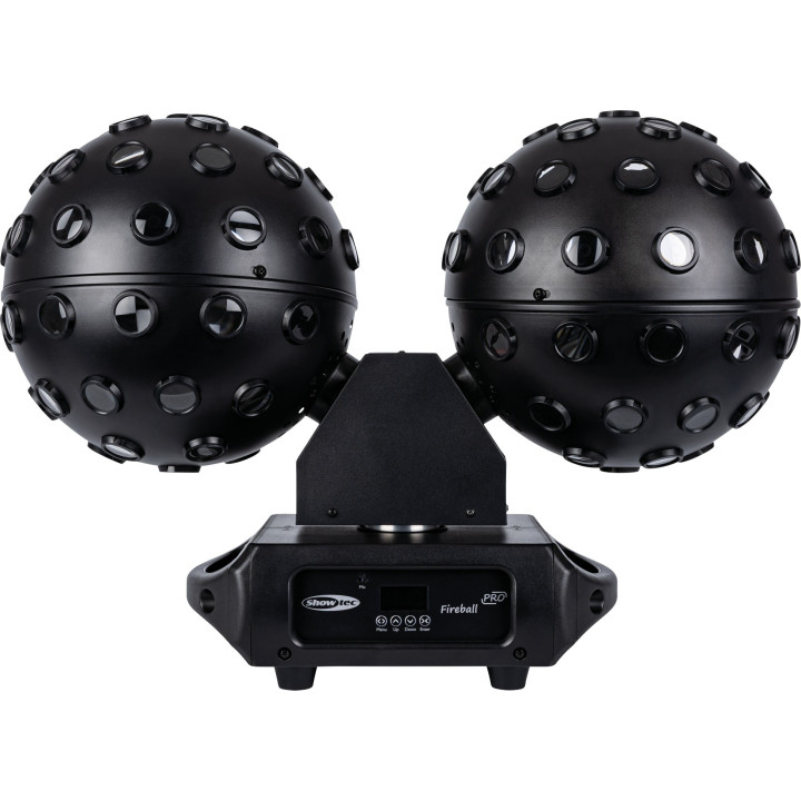43177 Showtec Fireball PRO Luce a effetto RGBW a doppia sfera girevole automatico a tempo di musica palla da discoteca