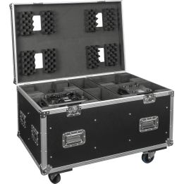D7062 Showtec Case per 4 x Phantom 100 / 180 con vano per gli accessori flightcase per trasporto teste mobili KaotikaStore
