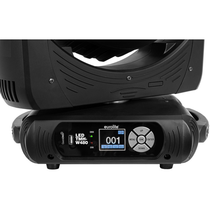 51785935 EUROLITE LED TMH-W480 Moving Head Wash Zoom testa mobile movimento rotante automatico 12 LED RGBW da 40 KaotikaStore