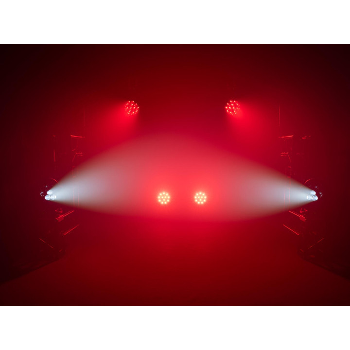 51785935 EUROLITE LED TMH-W480 Moving Head Wash Zoom testa mobile movimento rotante automatico 12 LED RGBW da 40 KaotikaStore