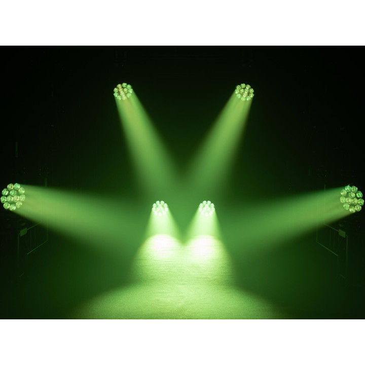 51785935 EUROLITE LED TMH-W480 Moving Head Wash Zoom testa mobile movimento rotante automatico 12 LED RGBW da 40 KaotikaStore