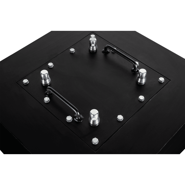 E7670026 Showgear Contrappeso Ballast per truss P 425 kg nero 66 x 66 x 50 cm per stabilizzare costruzioni truss KaotikaStore