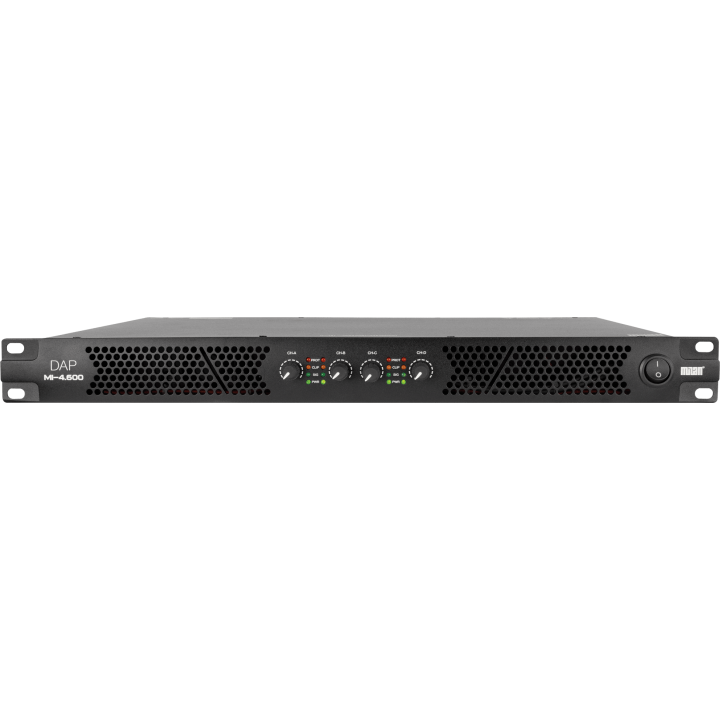 D4251 DAP MI-4.600 Amplificatore da installazione a 4 canali con DSP e Milan (4x 600 W) KaotikaStore