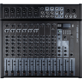 D2403 DAP GIG-123 V2 Mixer analogico a 12 canali con FX 3 ingressi di linea stereo XLR con EQ a 3 bande KaotikaStore