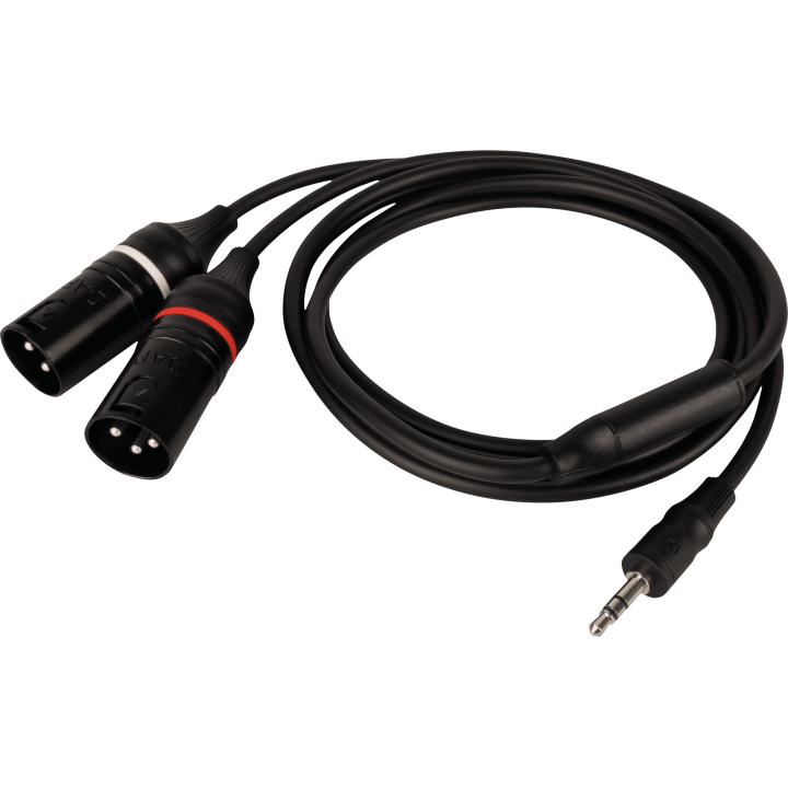 DAP FL120 - mini-jack stereo maschio a 2 XLR/M 3P 150 cm
cod. FL120150 KaotikaStore