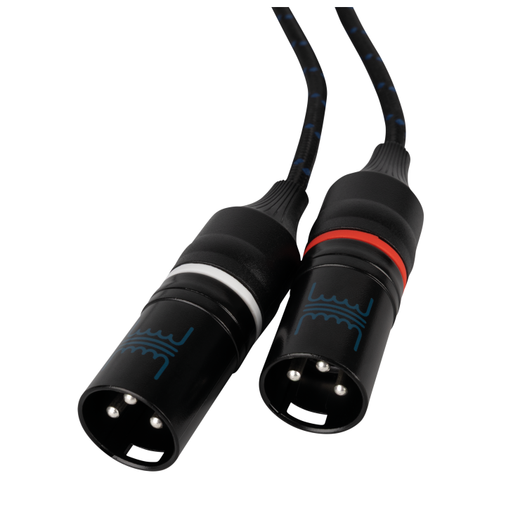 FL117150 DAP FL117 - Male Stereo 90° Mini-Jack to 2 Galvanically Isolated XLR/M 3P KaotikaStore