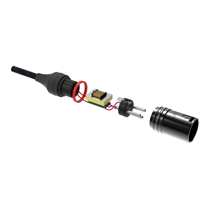 FL117150 DAP FL117 - Male Stereo 90° Mini-Jack to 2 Galvanically Isolated XLR/M 3P KaotikaStore