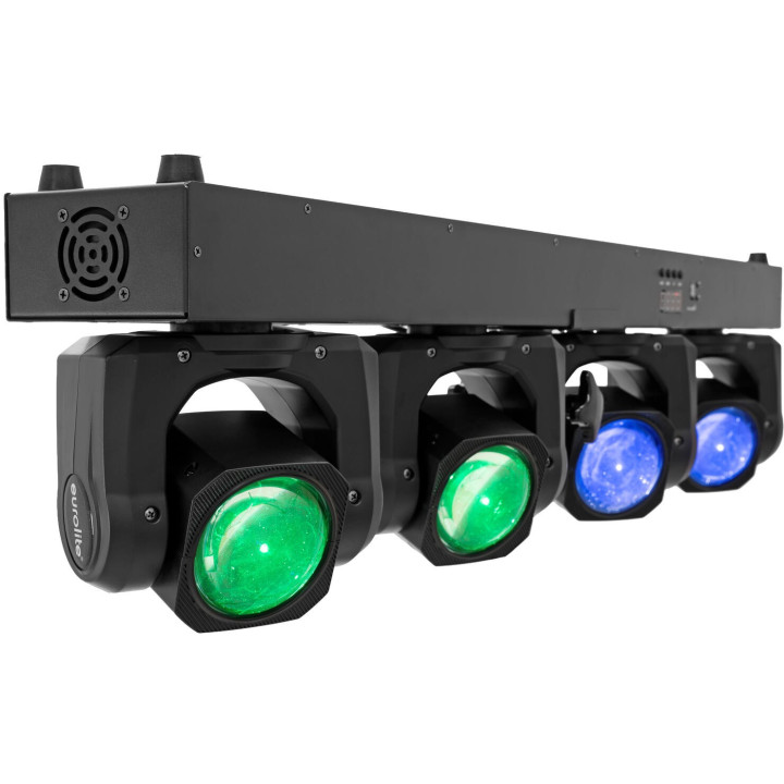 EUROLITE LED TMH Bar B240 Moving Head Beam barra con teste mobili a led per discoteca dj piccoli palchi pub service luci