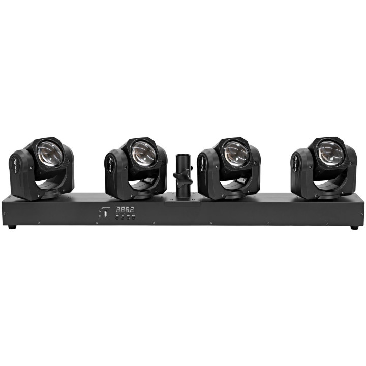 EUROLITE LED TMH Bar B240 Moving Head Beam barra teste mobili a led per discoteca dj piccoli palchi service luci KaotikaStore