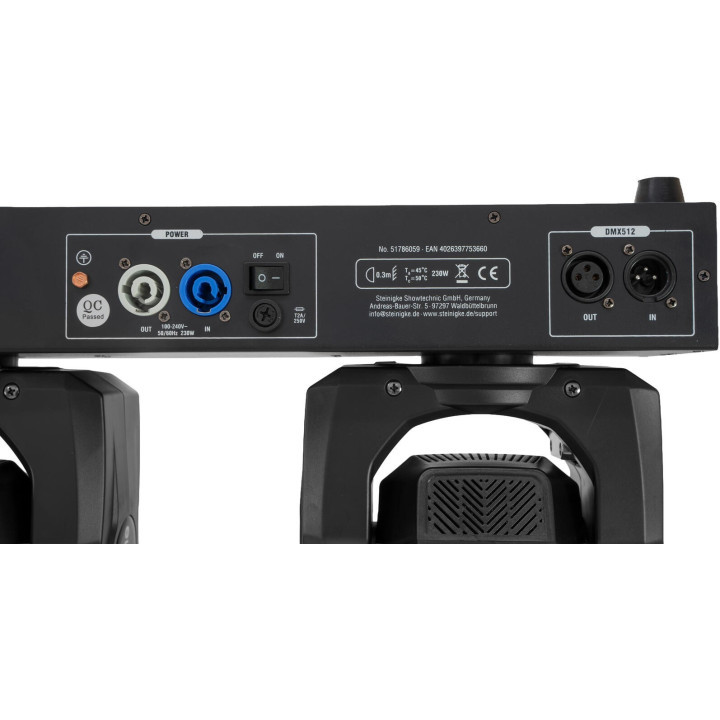 EUROLITE LED TMH Bar B240 Moving Head Beam barra teste mobili a led per discoteca dj piccoli palchi service luci KaotikaStore