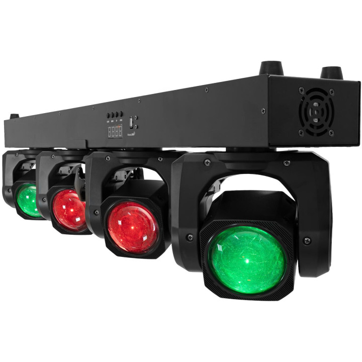 51786059 EUROLITE LED TMH Bar B240 Moving Head Beam barra con teste mobili a led per discoteca dj piccoli palchi pub service luc