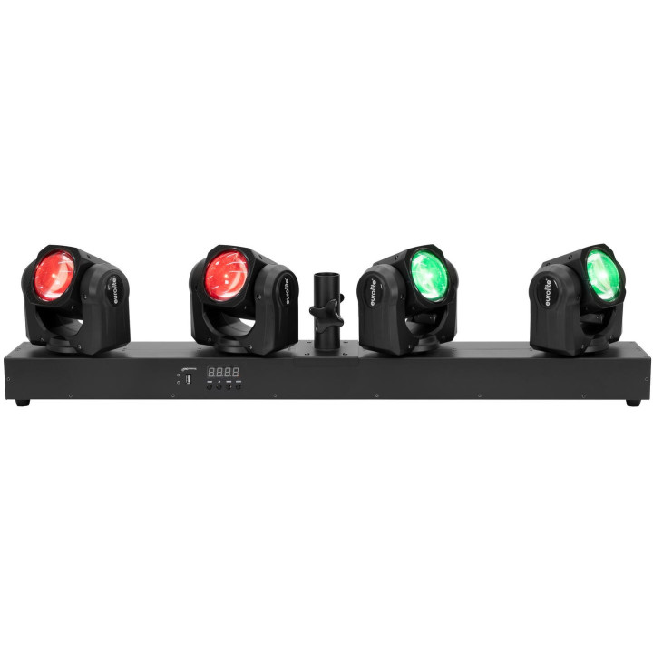 EUROLITE LED TMH Bar B240 Moving Head Beam barra teste mobili a led per discoteca dj piccoli palchi service luci KaotikaStore