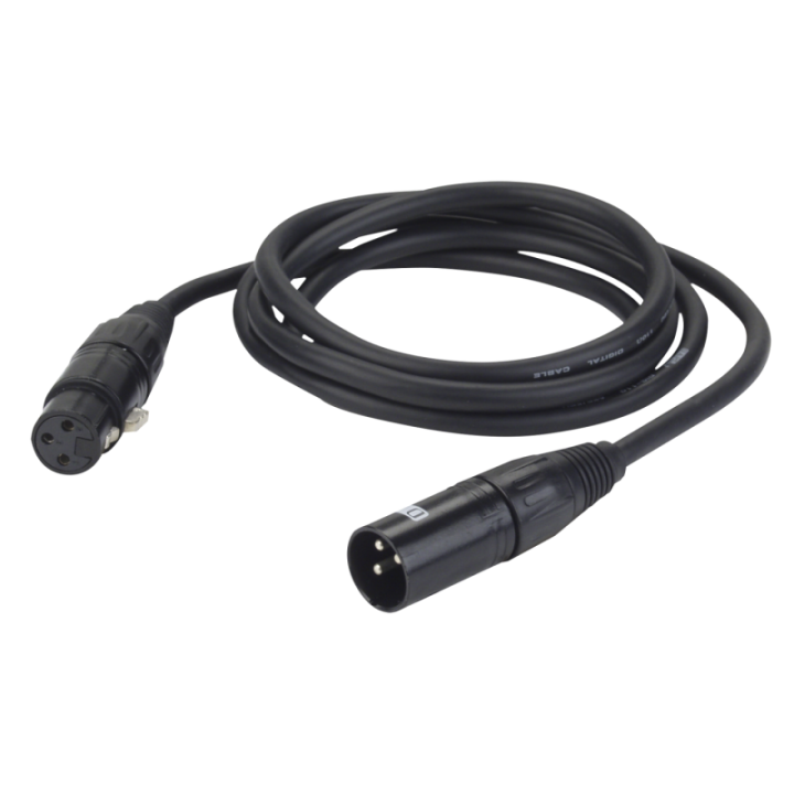 FL09150 DAP FL09 - DMX/AES-EBU XLR/M 3P to XLR/F 3P 1.5 m KaotikaStore 8717748045881