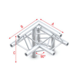 GT30010 MILOS Pro-30 Triangle G Truss - Corner down right - apex up G (Global & Euro Ø 29