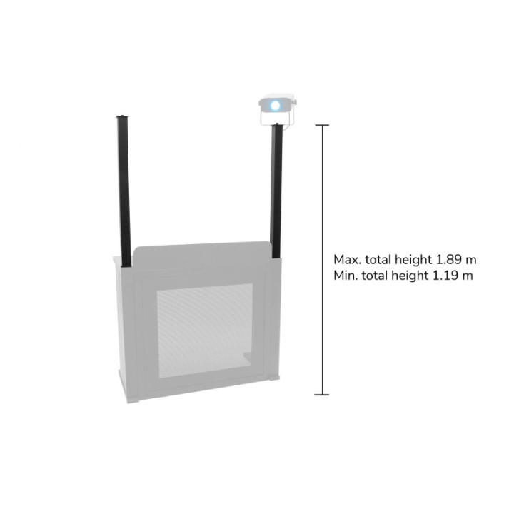 OMNITRONIC Extension Tubes for BOOZ Event Stand - KaotikaStore - 4026397759198