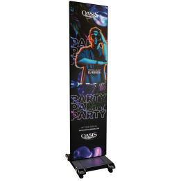 DMT Video Poster - 1.5 Display poster mobile a LED con processore Novastar integrato KaotikaStore