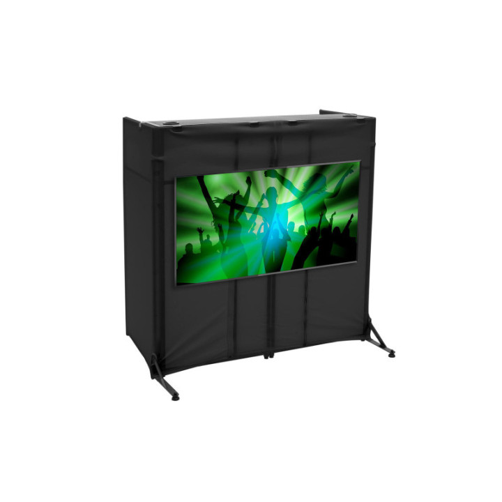 OMNITRONIC Mobile DJ Stand DJTV-1 incl. Cover - KaotikaStore - 4026397739596