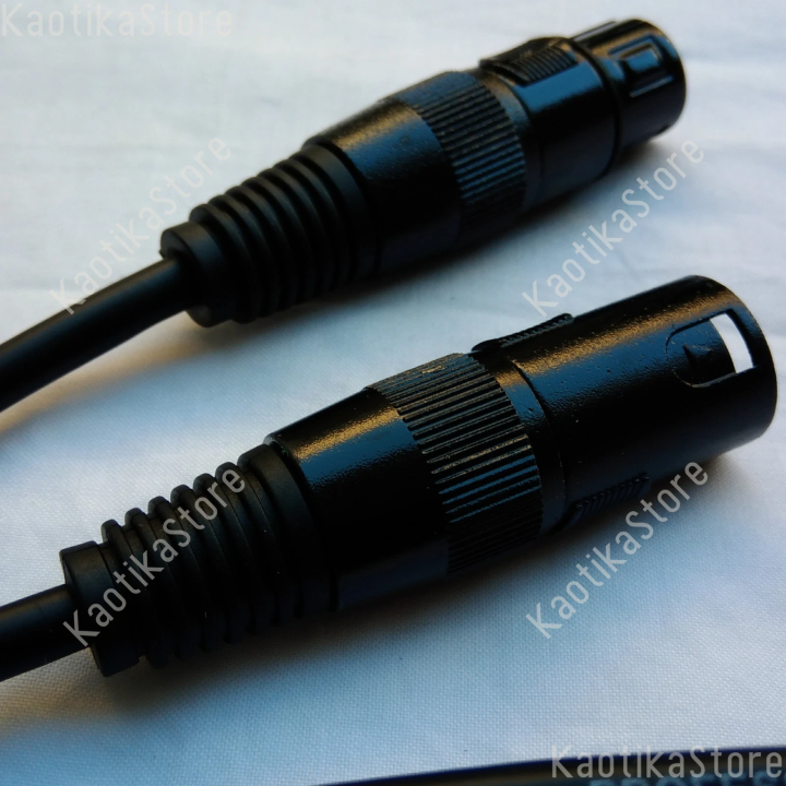 Eurolite cavo XLR 3 poli varie misure segnale DMX adatto protocollo USITT DMX-512/1990/-A XLR/M 3 p - XLR/F 3 p.