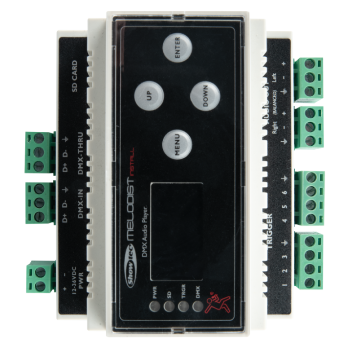 50421 SHOWTEC Melodist Install DMX-controllable WAV player KaotikaStore 8717748579645