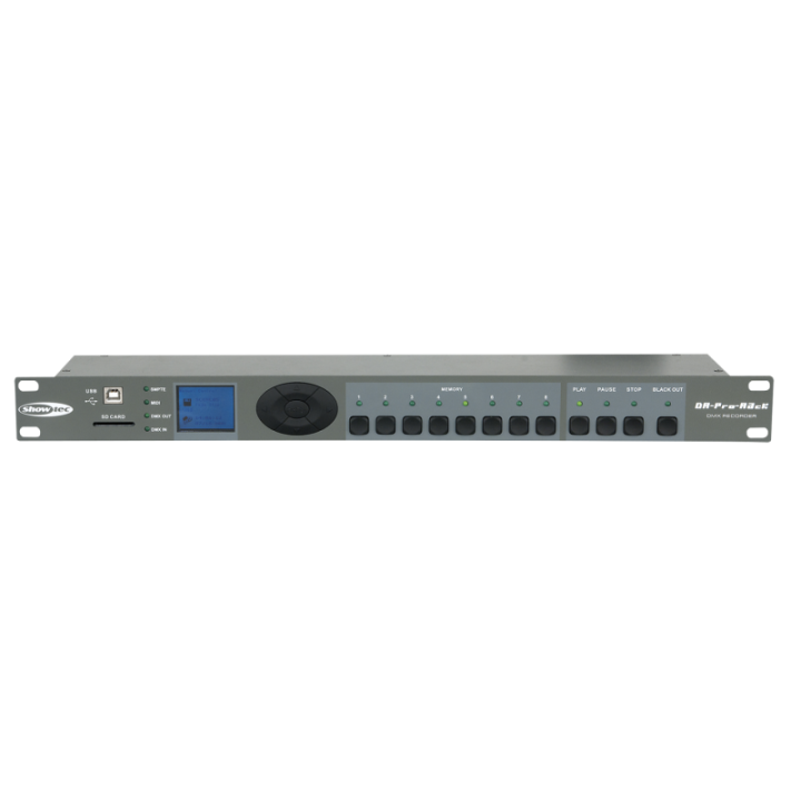 50821 SHOWTEC DR Pro Rack DMX Recorder KaotikaStore 8717748303950