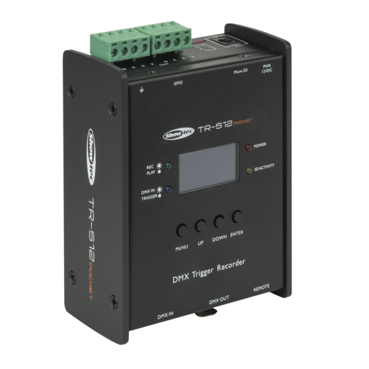 50823 SHOWTEC TR-512 Pocket DMX Trigger/Recorder KaotikaStore 8717748530455