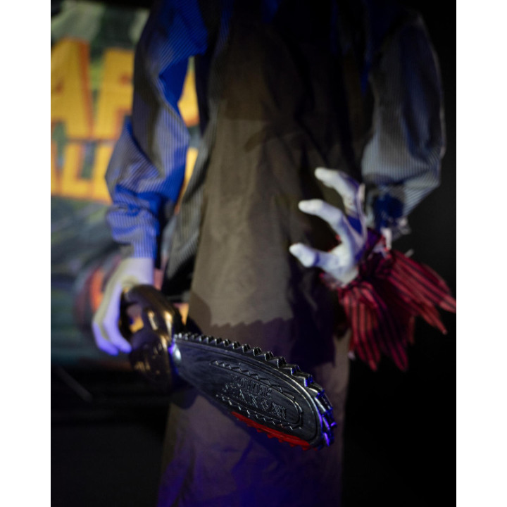 EUROPALMS Figura di Halloween Zombie con motosega
