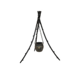EUROPALMS Halloween Witch Cauldron with Tripod