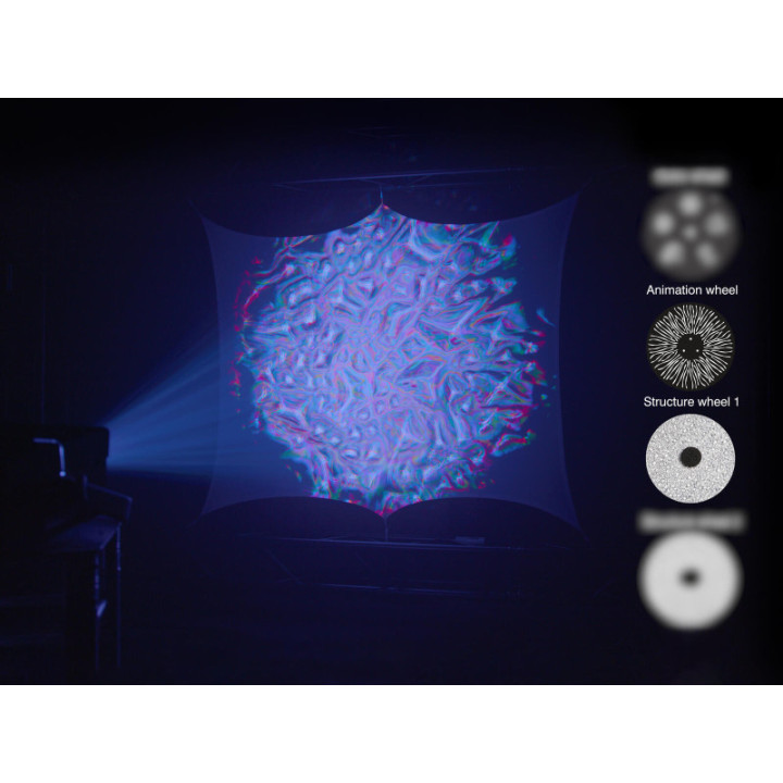 EUROLITE LED EVO-120 QCL Multi Effect Projector - KaotikaStore - 4026397752403