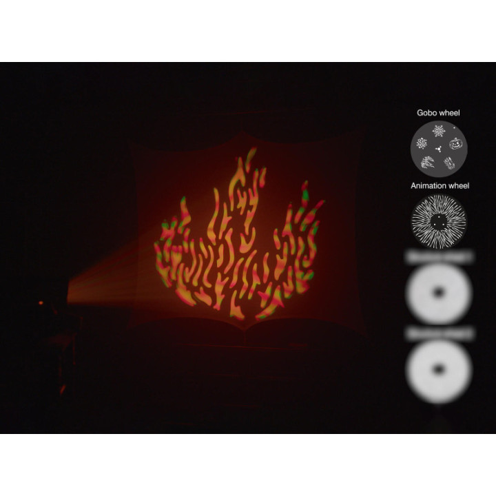 EUROLITE LED EVO-120 QCL Multi Effect Projector - KaotikaStore - 4026397752403