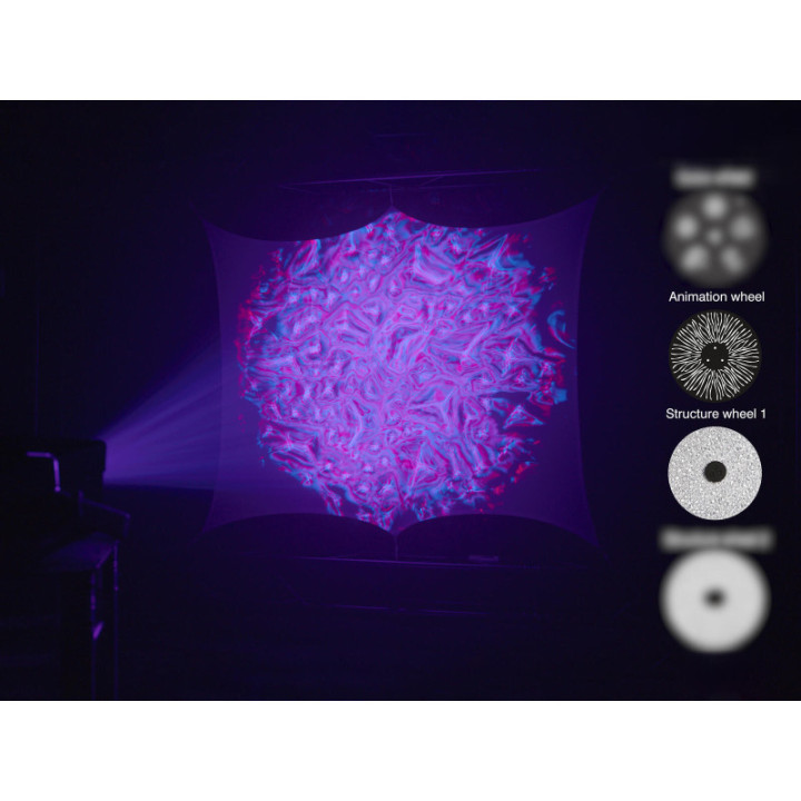 EUROLITE LED EVO-120 QCL Multi Effect Projector - KaotikaStore - 4026397752403