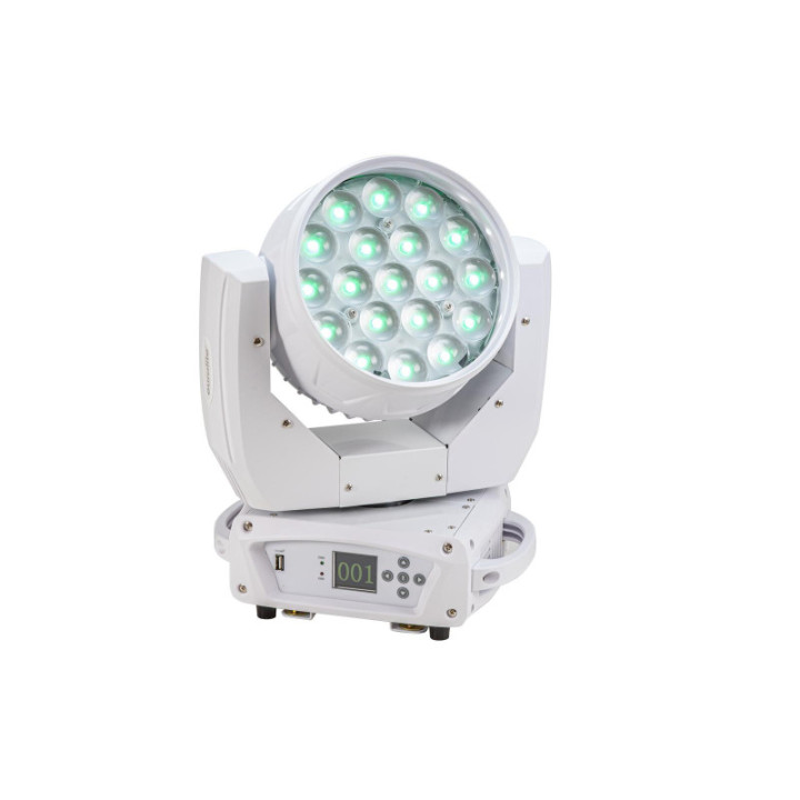 EUROLITE LED TMH-X4 Zoom wash testa mobile bianco - KaotikaStore - 4026397713206