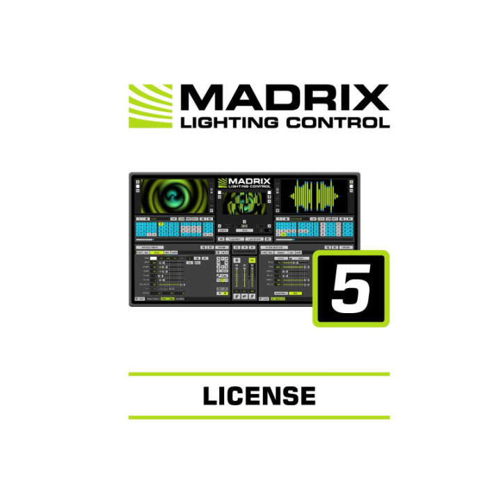 EUROLITE Set 5x LED PT-100/32 Pixel DMX Tube + Madrix Software - KaotikaStore - 4026397698770