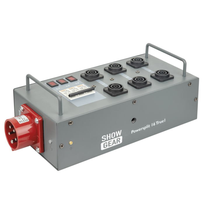 91135 SHOWGEAR Power Split 16 True CEE 16 A Powersplit con fusibile - CEE a ProPower True1 KaotikaStore 8717748492517