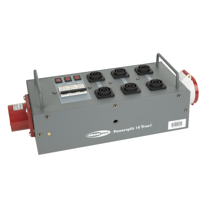 91135 SHOWGEAR Power Split 16 True CEE 16 A Powersplit con fusibile - CEE a ProPower True1 KaotikaStore 8717748492517