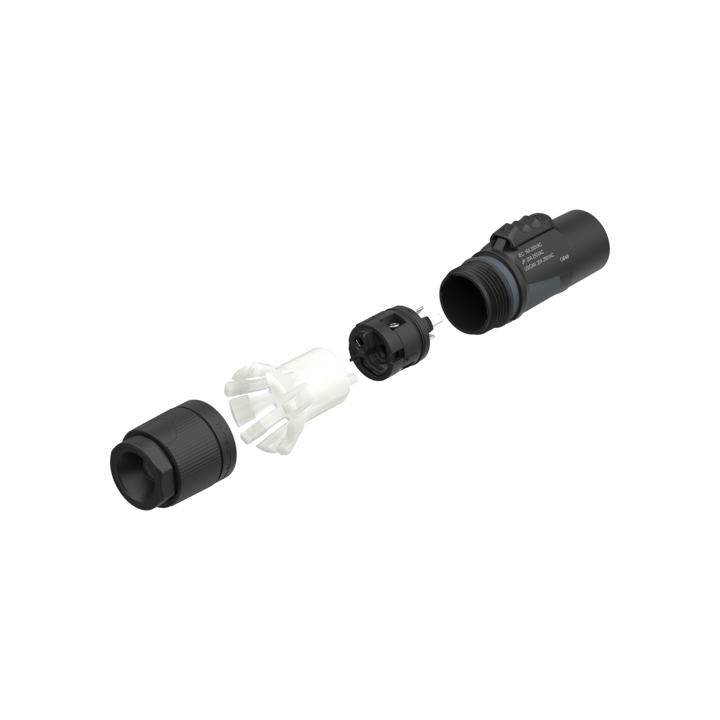 NAC3MTRUE1L NEUTRIK Uscita di alimentazione powerCON TRUE1 - L KaotikaStore 8717748601872